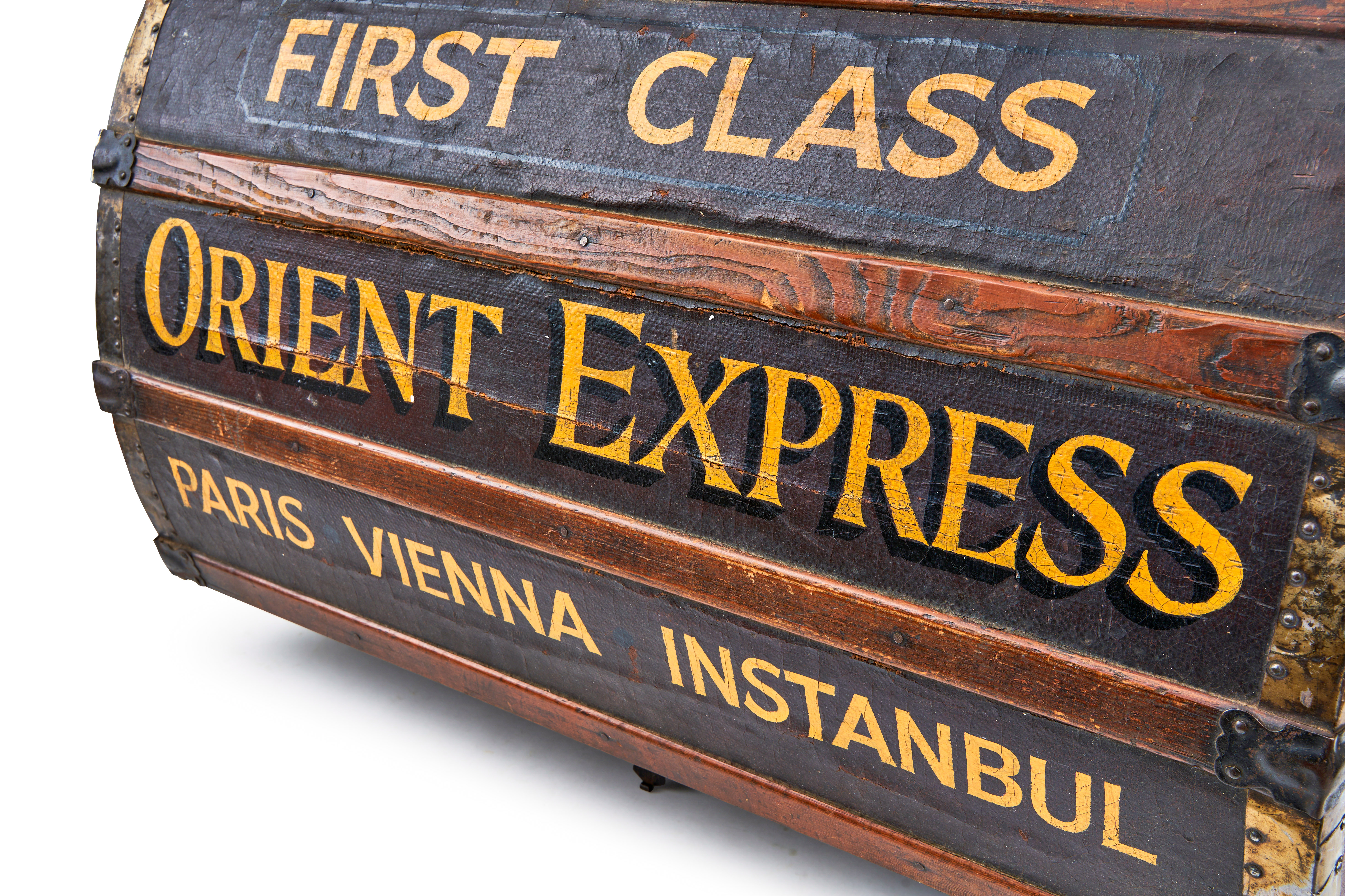 FIRST CLASS ORIENT EXPRESS CHEST, PARIS, VIENNA, ISTANBUL, 20TH CENTURY - Bild 7 aus 9