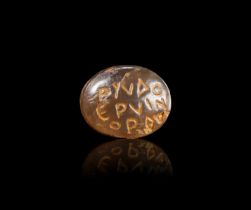 A MAGIC INSCRIBED INTAGLIO PROBABLY GREEK