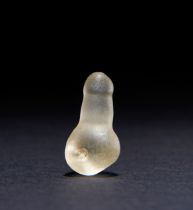 A GALLO-ROMAN ROCK CRYSTAL PHALLUS CIRCA 1ST-2ND CENTURY A.D.