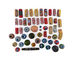 ASSORTMENT OF ANCIENT OR LATER GLASS BEADS