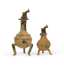 TWO LURISTAN BRONZE COSMETIC BOTTLES, 9TH-7TH CENTURY