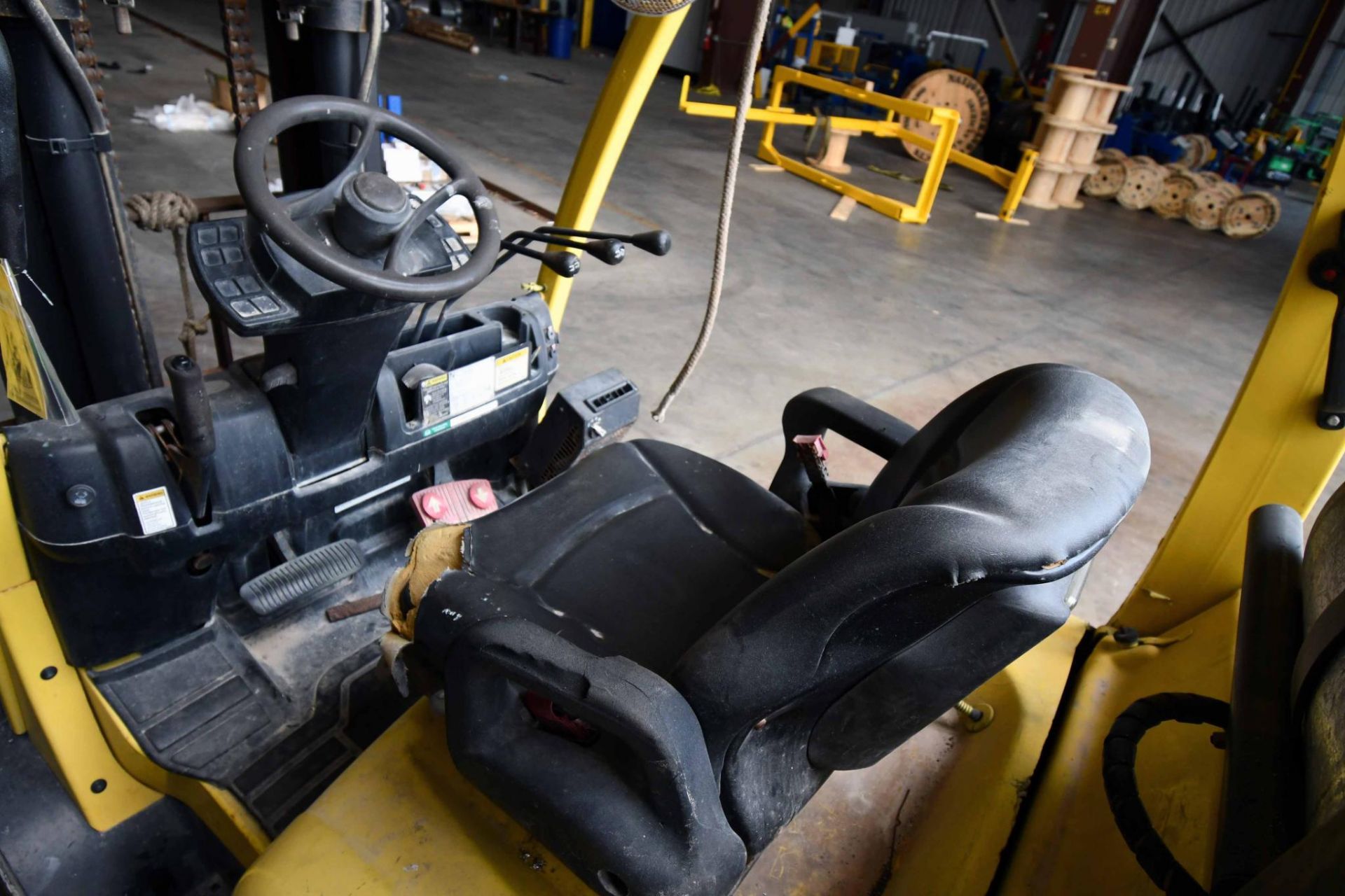 FORKLIFT, HYSTER FORTIS 12.000-LB. BASE CAP. MDL. S120FTS, LPG, 110" lift ht., 2-stage mast, cushion - Image 5 of 5