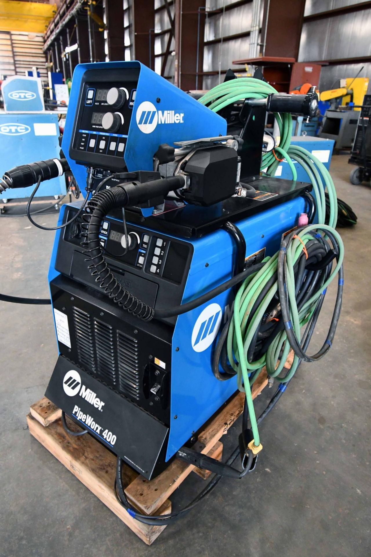 WELDING SYSTEM, MILLER PIPEWORX 400, new 2019, 400 amp., 36 v. @ 100% duty cycle, w/ Pipeworx dual h - Image 2 of 3