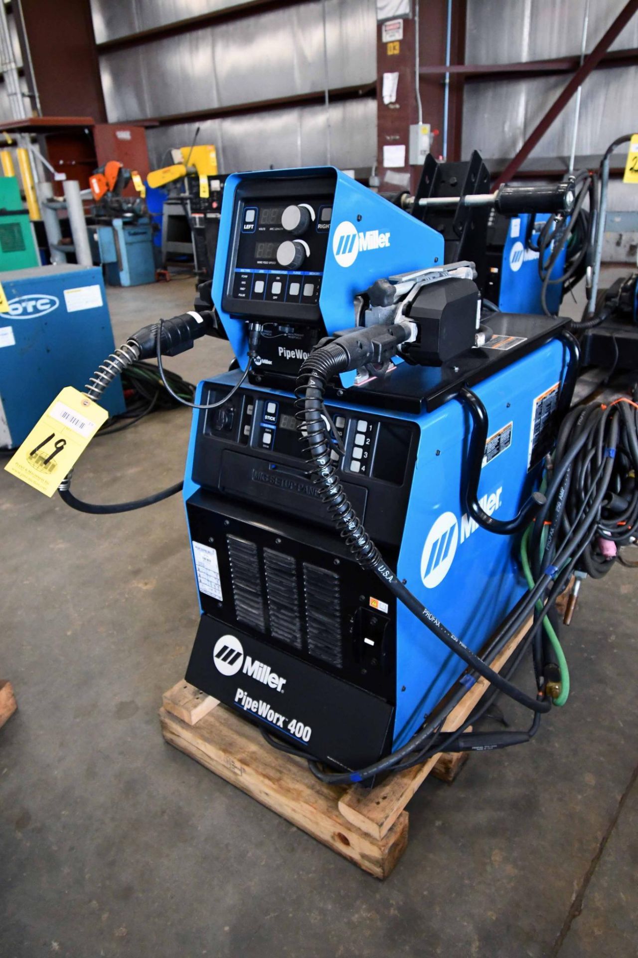 WELDING SYSTEM, MILLER PIPEWORX 400, new 2019, 400 amp., 36 v. @ 100% duty cycle, w/ Pipeworx dual h