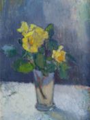 Curio, Sabine (1950 Ahlbeck, lebt in Stolpe/Usedom) „Gelbe Rose“