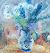 Leifer, Sibylle (1943 Krakau, lebt in Sanz) „Vase mit Blumen“
