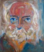 Schmiterlöw, Bertram von (1925 Franzburg – 2021 Franzburg) „Portrait eines älteren Mannes mit Vollb