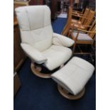 Very good quality 'Stressless' easy chair