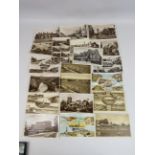 20 Vintage topographical postcards.