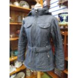 Ladies quilted Barbour Jacket size 12.