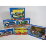 Hornby 00 Gauge Thomas the Tank engines along with a station, boxed rolling stock plus other items