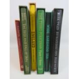 Six Folio Society books see pics for titles.