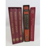 Folio Society Books British Myths & Legends 3 book set, The History of English church & people and