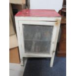 1940's Meat safe with mesh to door and side