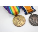 WW1 Medal Pair named 785262 PTe E. Jones with original ribbons 585923