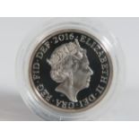 Royal Mint 1983 .925 Silver Proof Piedfort Coin. 'The last Round Pound' . Ltd Edition 126 of just