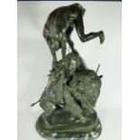 Very Large Bronze 'Buffalo Horse' Reproduced under licence from 'The Western Art Bronze Company'