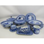 17 Pieces of Cauldon ceramics in the chariots pattern dinner ware.