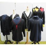 6 Jumpers / Cardigans by Jaeger and Escarda sizes 14 to 16.