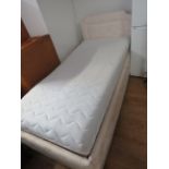 Electrically operated single bed with memory foam mattress