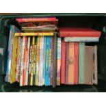 Box of vintage childrens books and annuals.