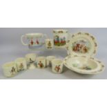 11 Pieces of Royal Doulton Bunnykins ceramics.