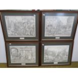 Four Ltd Edition signed prints from H. Barnet of pencil sketches of Old Beverley. See photos.