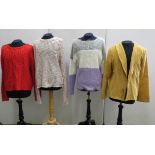 3 ladies jumpers and a jacket, sizes 8 to 12.