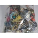10kg UNSORTED COSTUME JEWELLERY inc. Bangles, Necklaces, Rings, Earrings. 233218