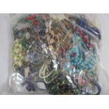 10kg UNSORTED COSTUME JEWELLERY inc. Bangles, Necklaces, Rings, Earrings. 774807