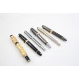 6 x Assorted PRESENTAION Fountain Pens Inc Marksman, Jinhao, Gold Plate Nibs Etc 665059