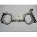 Pair of Genuine Police Handcuffs which bear the mark 'Hyatt .22' See photos.