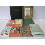 Small selection of books including Stanley Gibbons and a stamp album see pics.