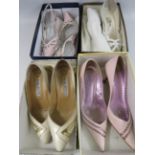 4 Pairs of Ladies Designer Shoes, Magrit, Renata, etc. Sizes 38 and 39.