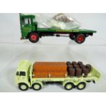 Two boxed and unused Corgi Classic Trucks, ERF Flatbed with Chains and Barrels plus AEC Flatbed also