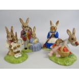 4 Royal Doulton Bunnykins figurines 2 are limited Edition.
