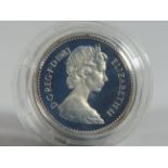 Royal Mint Silver Proof .925 One Pound Coin. With plush display box and COA. See photos.