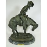 Large Bronze 'Norther' Reproduced under licence from 'The Western Art Bronze Company' by Fredrick