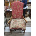Victorian era oak chair