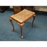 Handy sized Bergere topped footstool