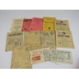 Selection of 1930s and 40s Ration and clothing booklets plus an air precautions.