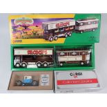 Corgi Classics Leyland Showmans Truck and Caravan set, Boxed and unused together with a Corgi