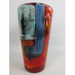 Large Poole pottery vase in the Gemstones living glaze. 9.5" tall.