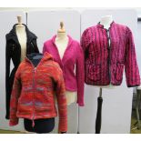 2 Hippy style jackets a David Emanual cardigan etc sizes 10 to 12.