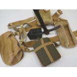 Webbing Belt kit to include water bottle and trench tool