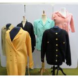 Selection of 6 ladies jackets by Jaeger and Escarda sizes 14 to 16.