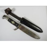 1950's Geman made Scout's knife with Solingen Blade marked 'Monarch' (very similar to 1930's