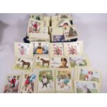 Approx 800 as new and unused post office Stamp themed postcards. See photo for small sample.