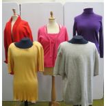4 Ladies jumpers / cardigans by Escarda. Sizes 14 to 16.