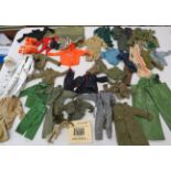 Large collection of 1960s Palitoy Action Man clothing.